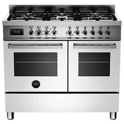 Bertazzoni Professional Series 100cm Dual Fuel Range Cooker White